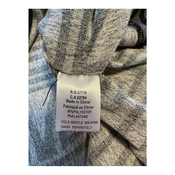 Papillon Poncho Sweater Cowl Neck Geometric Design Knit Beige Womens S/M - Picture 7 of 11